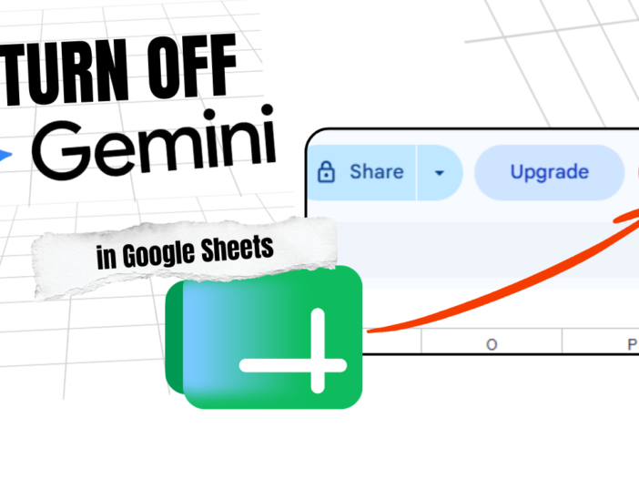 How to disable Gemini icon in Google Sheets